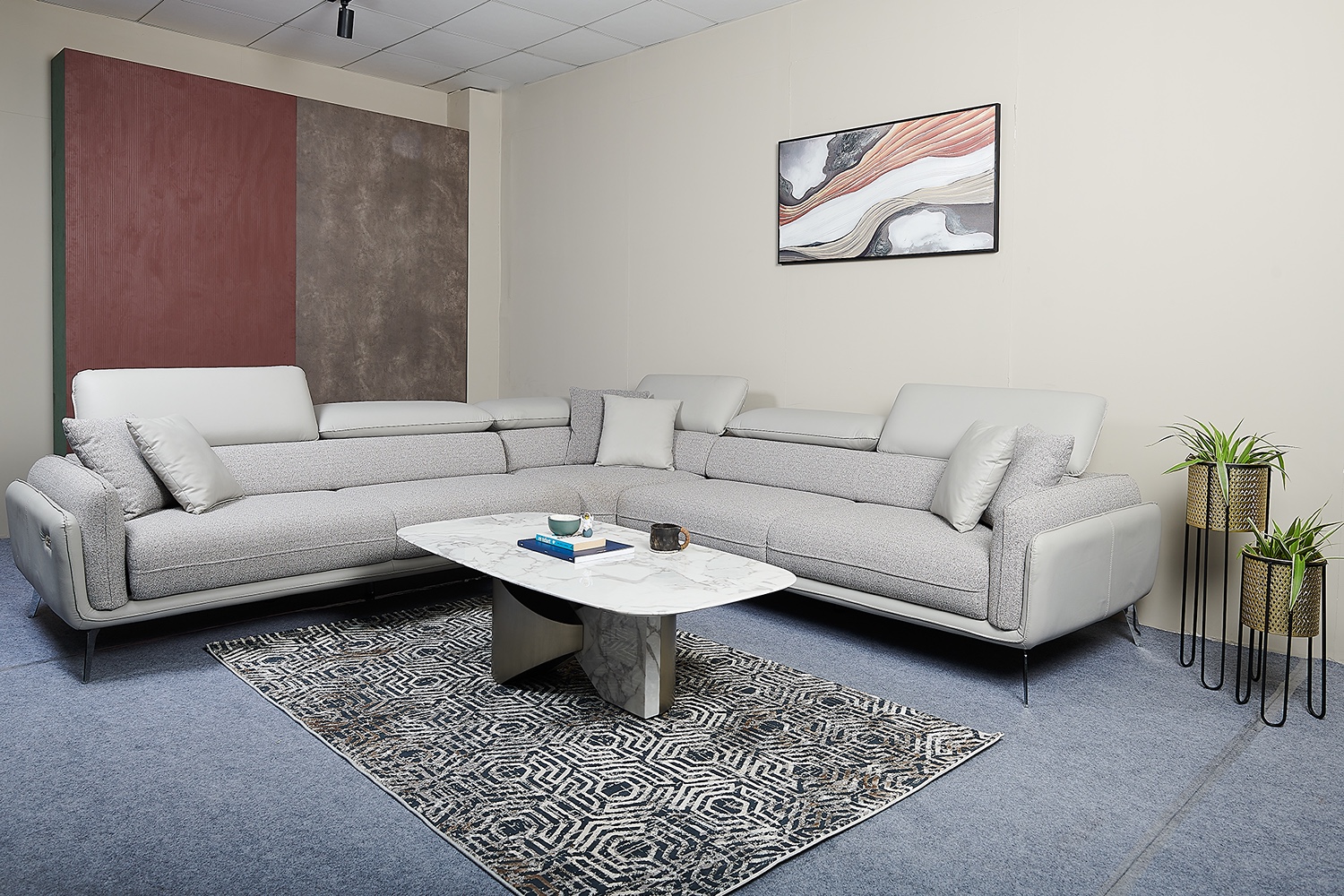 Very Nice Corner Sofa Maple Furnitures